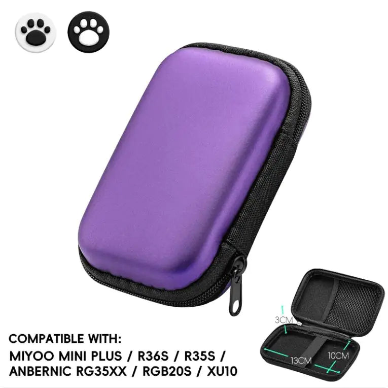 Data Frog-Protective Bag for R36S, Retro Video Game Bags, Olig Cover Case for RG35XX, R35S